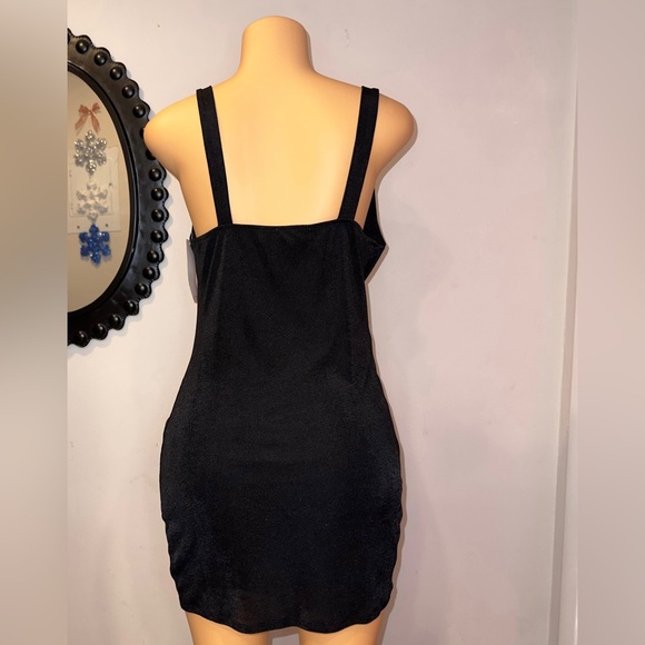 NWT INSPIRED HEART BLACK DRESS INSPIRED HEART  BODYCON  SIZE L (32) - Picture 8 of 8